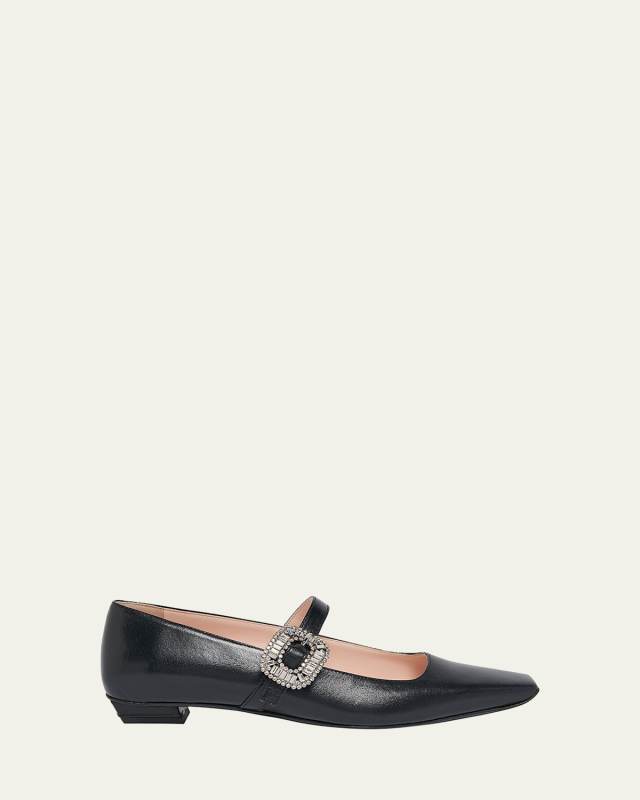 Belle Mini Strass Babies Mary Jane Ballerina Flats